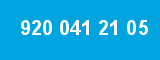 920 041 21 05